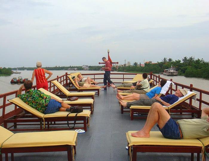 Cycling from Ha Tien to Chau Doc, Cao Lanh, Sedec, Cruise to Can Tho, and end in Ho Chi Minh
