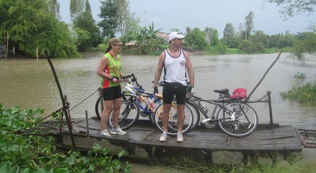 Biking Mekong Chau Doc to Cao Lanh to Can Tho