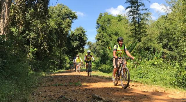 Cycling to Nam Cat Tien Park, Biking to Mekong Delta